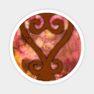 Adinkra Sankofa African Tribal Symbol Magnet